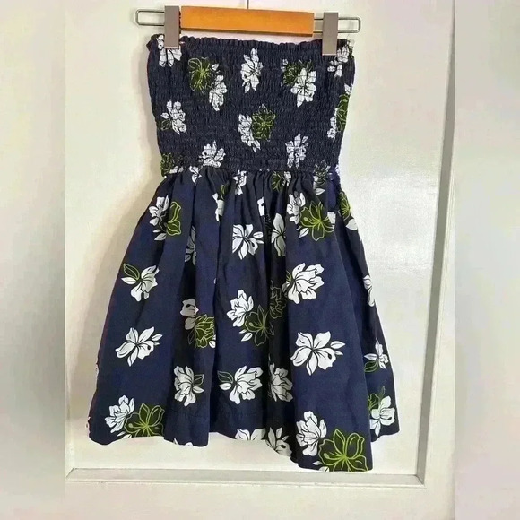 Women’s Y2K Hollister  Floral Smocked Tube Dress Size Small - Picture 7 of 8